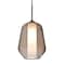 Besa Lighting Link Pendant, Smoke/Opal, Bronze Finish, 1x60W Incandescent 1JT-LINKSM-BR - alternate 1
